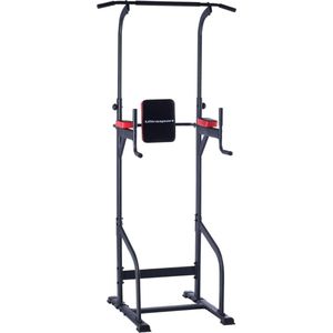 Multifunctioneel Pull Up Station – Beginners - Alles in 1 Hometrainer – Krachttraining – Alle Spieren Trainen – Pull Up & Dip Bar – Vernieuwd Design