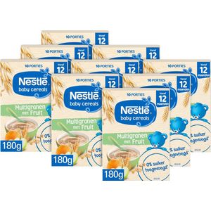 Nestle baby cereals multigranen met fruit - 9 doosjes à 180 gram
