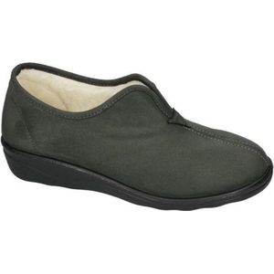 Westland -Dames -  grijs  donker - pantoffels - maat 37