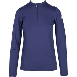 Mondoni Active Trainingsshirt Longsleeve - Maat: XS - Donkerblauw - Polyester/spandex