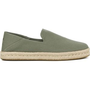 TOMS Espadrilles Heren / Instappers / Herenschoenen - Canvas - Santiago - Groen - maat 42