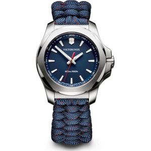 INOX Paracord small, blue dial, blue paracard strap