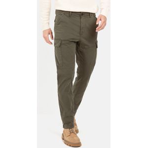 camel active Tapered Fit Cargo broek - Maat menswear-34/34 - Donker kaki