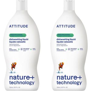 ATTITUDE™ Afwasmiddel – Green Apple & Basil Bundel ECO - duurzaam