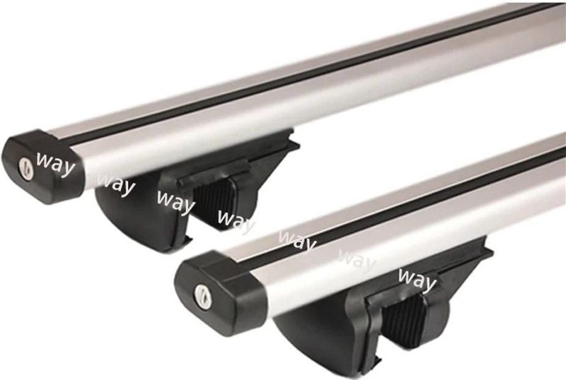 Grokos - Dakdrager ,Imprial - Relingdrager - Bagagedrager Auto Universeel - Universele Dakdrager - Geruisloos en Trillingvrij - Zwart - 106cm tot 110cm