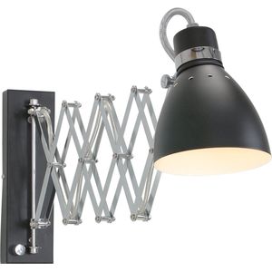 Wandlamp Steinhauer Spring - Zwart