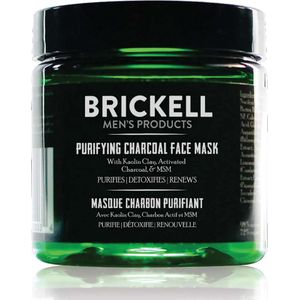Brickell - Purifying Charcoal Face Mask - Gezichtsmasker - Zwart - Natuurlijke Ingrediënten