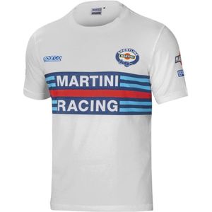 Sparco - T-Shirt - Martini Racing Replica - Wit - Stretch Jersey