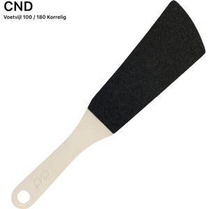 CND - Pro Skincare Voetvijl - Voetverzorging - Eelt verwijderen / Verwijderaar - Eeltvijl - Pedicure - 100 / 180 Korrelig - 1 Stuk