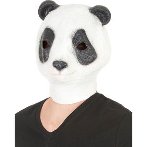 Latex panda masker voor volwassenen - Verkleedmasker - One size