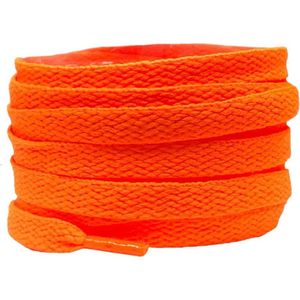 Veters geschikt voor Sneakerheads sneakers - Neon Oranje 150cm