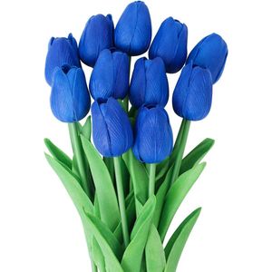Kunstmatige tulpenbloemen, nepbloemen, latexmateriaal, voelen echt aan, voor bruiloft, kamer, huis, hotel, feestdecoratie en doe-het-zelf-decor