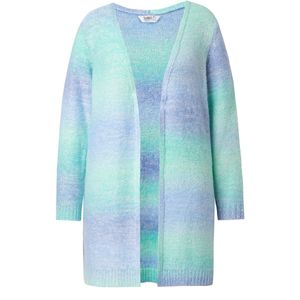 Angel of Style - Dames - Vest straight fit kleurverloop pailletten - Bleek turquoise - Maat 42+