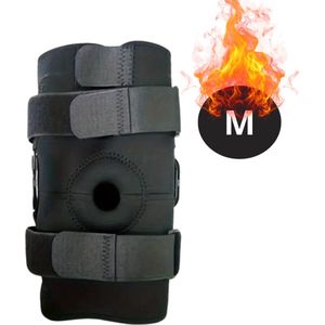 Livano Kniebrace - Sportbrace Knie - Knee Sleeves - Knee Sleeves Powerlifting - Compressie Knie Brace - Knee Wraps - Knee Support - Dames - Heren - Stabiel - Maat M