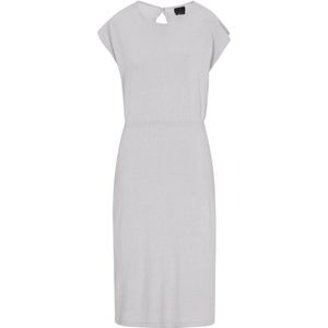 DreiMaster - Klassik Jurk - Zilvergrijs - 3/4 Lengte - Effen