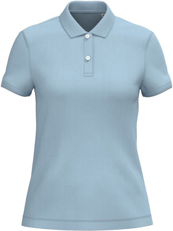 Native Spirit Ecologische damespolo in piquétricot NS208 - Aquamarine - L