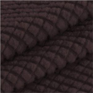 Thuys – Stoffen Stoelhoes – Rechthoekige Poefhoes – Ottoman Hoes – Krukhoes – Beschermhoes – Donkerbruin