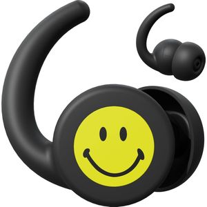 Thone X² FOCUS oordopjes voor festival, motorsport, klussen - gehoorbescherming kinderen en volwassenen - universele oordoppen in 3 maten S/M/L (23 dB) X2 funky smiley earplugs