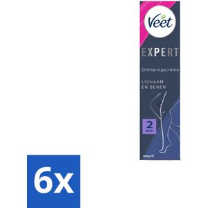 Veet Expert Ontharingscrème Benen 200 ml - Voordeelverpakking - 6 stuks