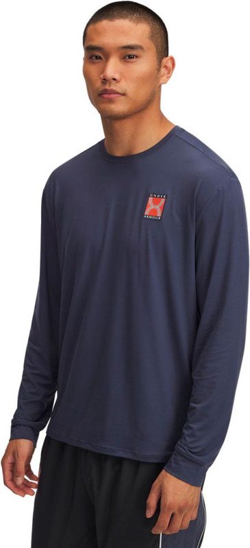 Under Armour - Run 96 - T-shirt Met Lange Mouwen - Downpour Gray