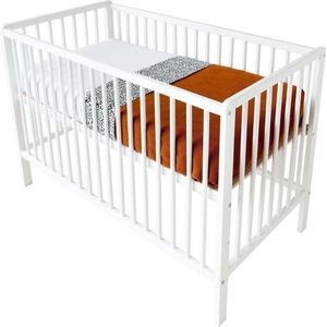 Prénatal Basis Ledikant - Babybed - Wit Hout - 60x120cm