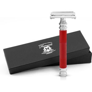 Haryali London - Butterfly Safety Razor - Rood - Herbruikbaar Scheermes