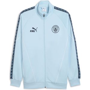 PUMA - Manchester City - Trainingsjack - Lichtblauw - Donkerblauw - Gerecycled Polyester