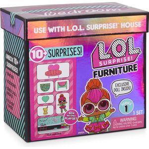 L.O.L. Surprise Furniture - Slaapkamer met Neon Q.T. Minipop - Serie 1