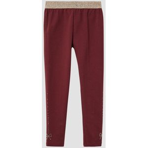 Legging - Zacht - Glittertailleband - Slim Fit