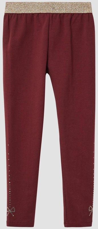 Legging - Zacht - Glittertailleband - Slim Fit