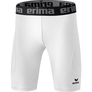 Erima Elemental Tight Ondershort Heren  Sportbroek - Maat XL  - Mannen - wit/zwart