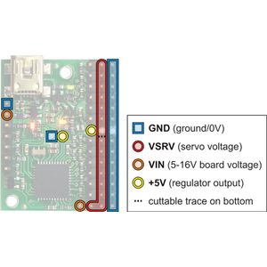 Mini Maestro 24-Channel USB Servo Controller (Assembled) Pololu 1356