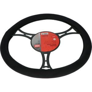 Carpoint Stuurhoes Auto - Suedine/Suède Zwart - Voor sturen met een diameter van 37-39 cm