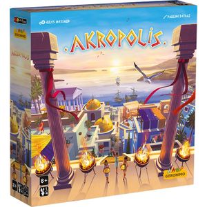 Geronimo Games - Akropolis - Familiespel - Behendigheidsspel - 2-4 spelers - Vanaf 8 jaar