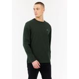 Protest Prtbrisa - T shirt Heren - Lange mouwen - Ronde hals – Kale Green