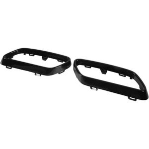 Exhaust Tip Trim ABS PC 206 885 8403 UV Protection 2 Pieces Wear Resistant for C-Class W206 S206 AMG Line from 2022 (Shiny Black)