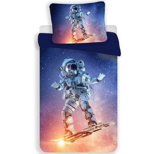 Astronaut Dekbedovertrek Spaceboard Champion - Eenpersoons - 140  x 200 cm - Polyester