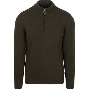Barbour - Holden - Gebreide Trui - Donkergroen - Wol