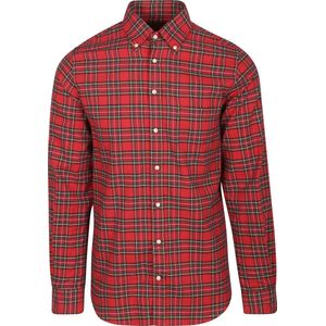 Steppin' Out Flanel Overhemd Ruit Rood - Maat XL - Heren