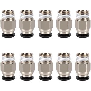 PC4-M10 pneumatische rechte connector met snelkoppeling voor 3D-printers 10