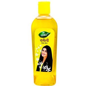 Dabur Jasmine Hair Oil 175ml – Voedende Haarolie met Jasmijn, Versterkt en Verzorgt voor Glanzend, Gezond Haar| Met Kajal Sticker