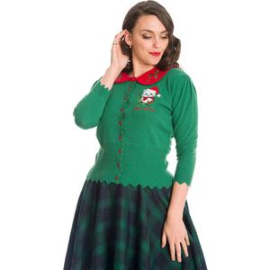 Dancing Days Cardigan -M- MERRY CATMUS Groen