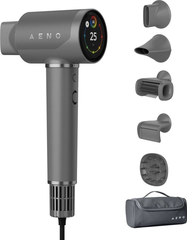 AENO - HD5 AI ProDryer - Föhn - Grijs - Met Diffuser en Ionentechnologie