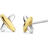 TI SENTO - Cross Studs - Goud-verguld - 925 Sterling Zilver