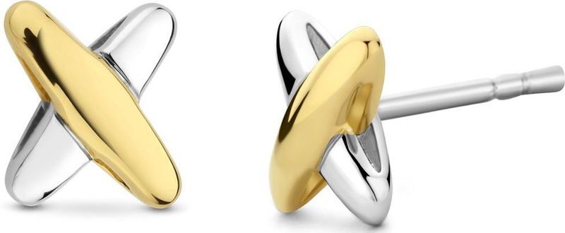 TI SENTO - Cross Studs - Goud-verguld - 925 Sterling Zilver
