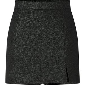 Pieces - Pcbosella Hw Glitter Skort - Zwart/Zilver - Dames