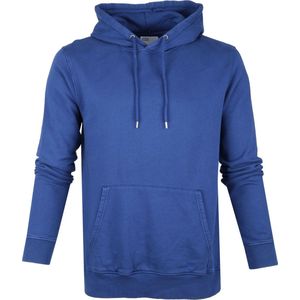 Colorful Standard - Organic Hoodie Blauw - Heren - Maat XL - Regular-fit