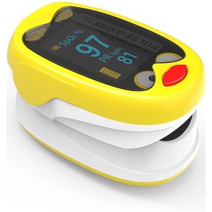 Yonker Kinder Pulse Oximeter – Draagbare en Nauwkeurige Vingertop Oximeter voor Kinderen(Kip)