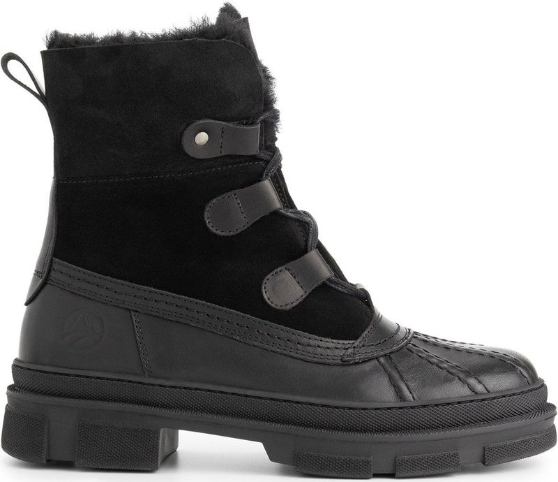 Travelin' - Fernie - Winterboots - Zwart - Wolgevoerd