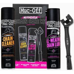 Muc-Off - Motorcycle Chain Care Kit - Kettingreiniger - Smeer - Borstel